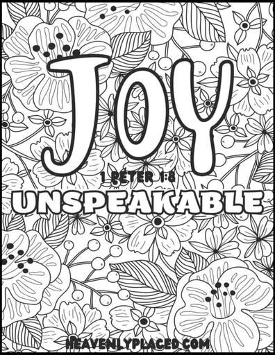 Free printable coloring pages heavenly placed