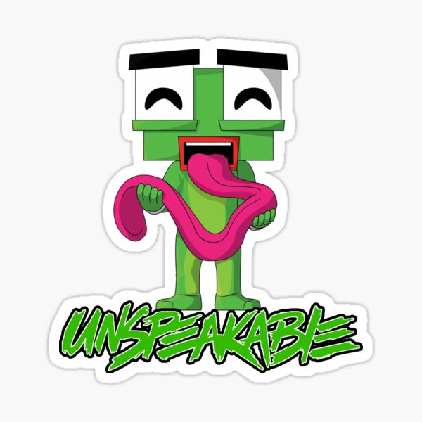 Unspeakable gaming stickers for sale