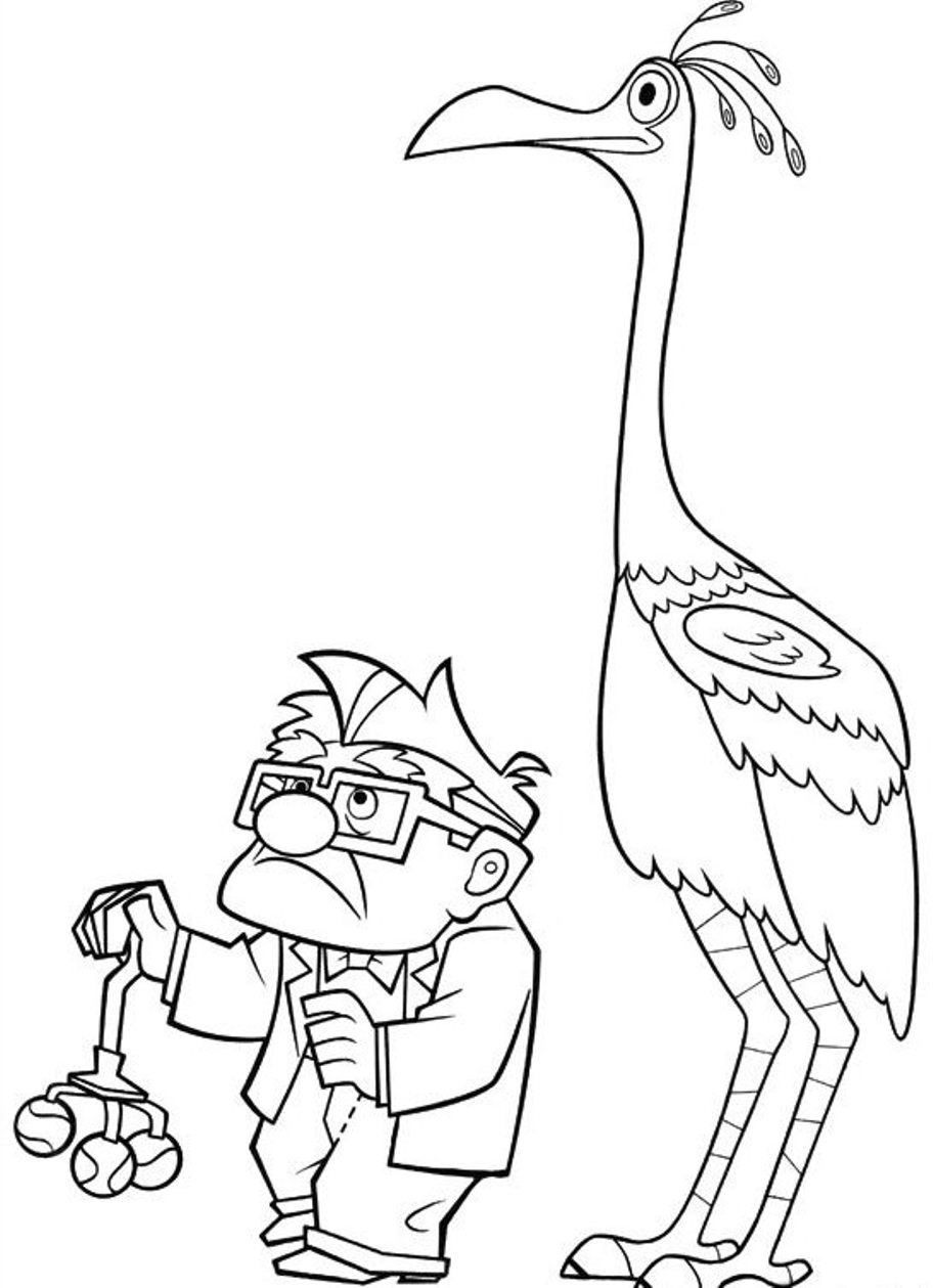 Up coloring pages