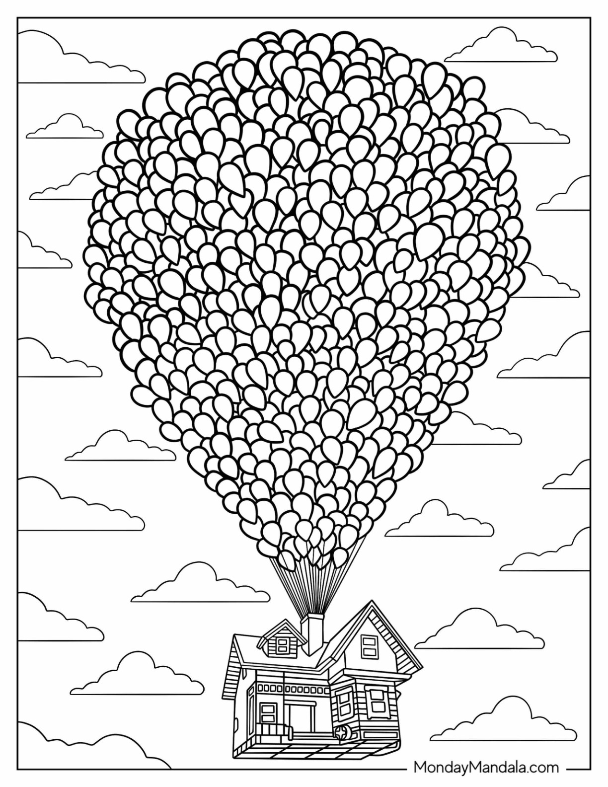 Up coloring pages free pdf printables