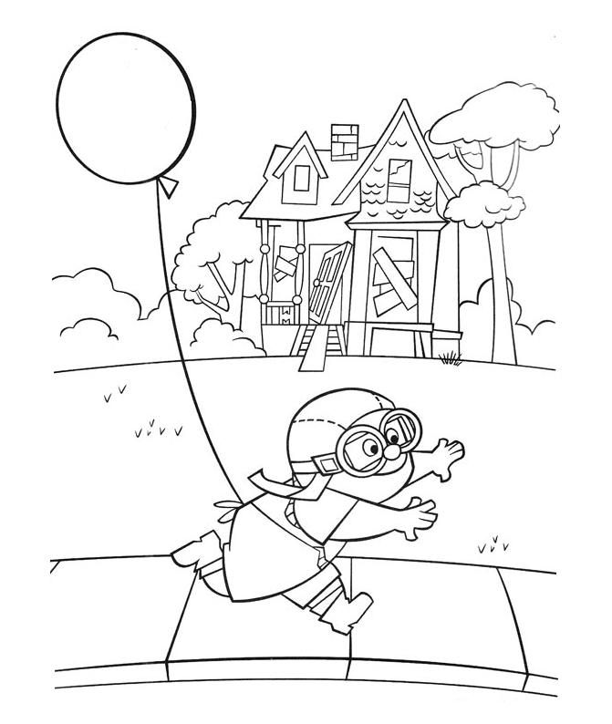 Up coloring pages