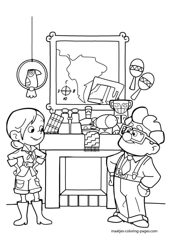 Up coloring page