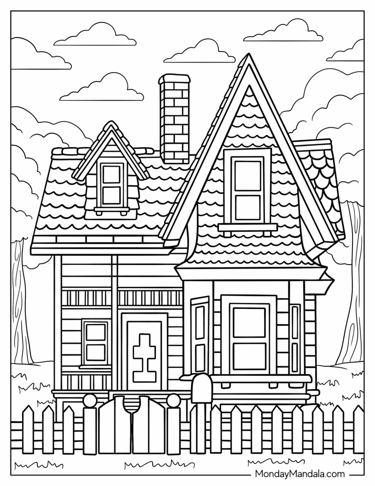 Up coloring pages free pdf printables