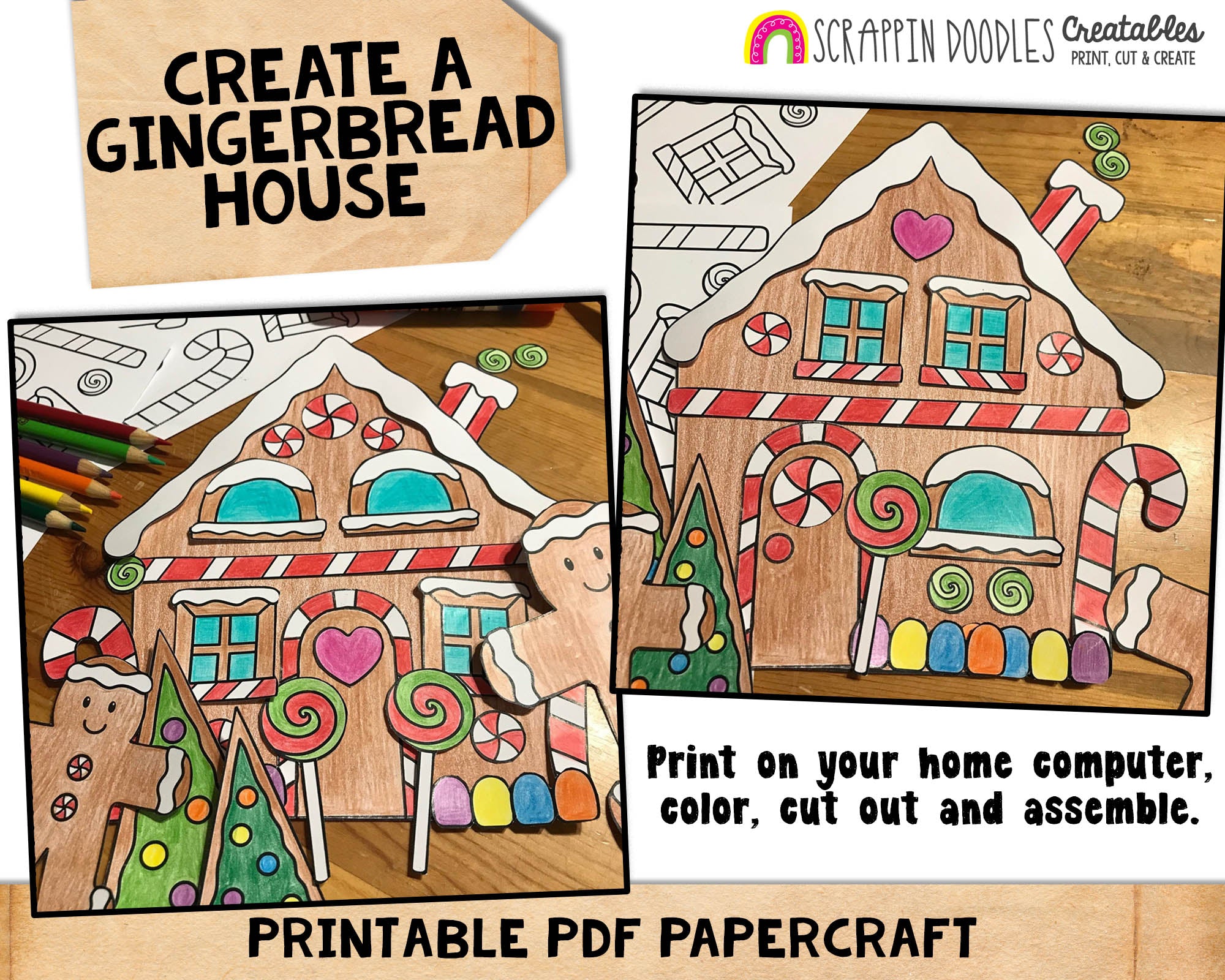 Gingerbread house craft