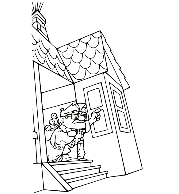 Up coloring pages printable for free download