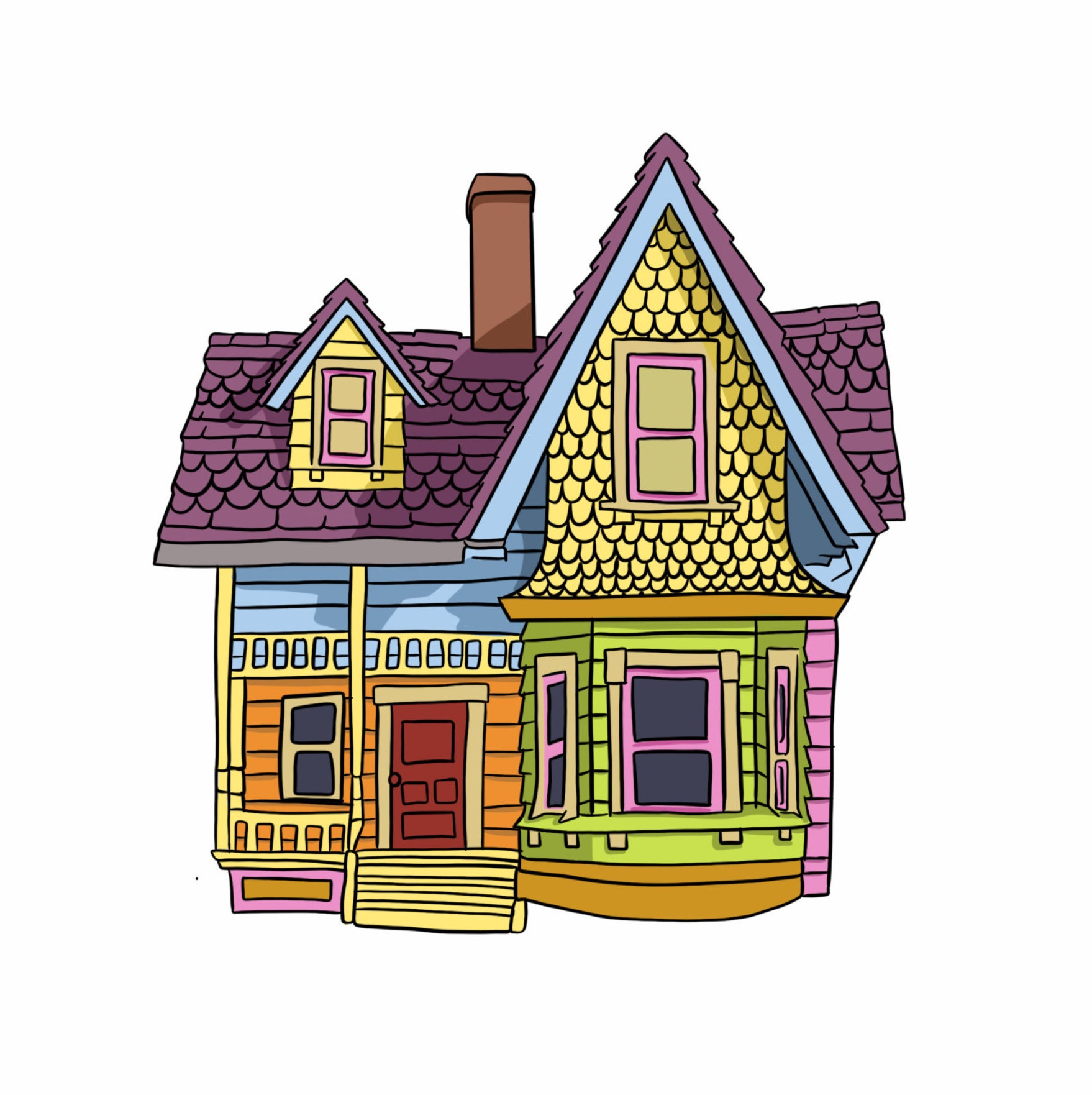 Up house printable