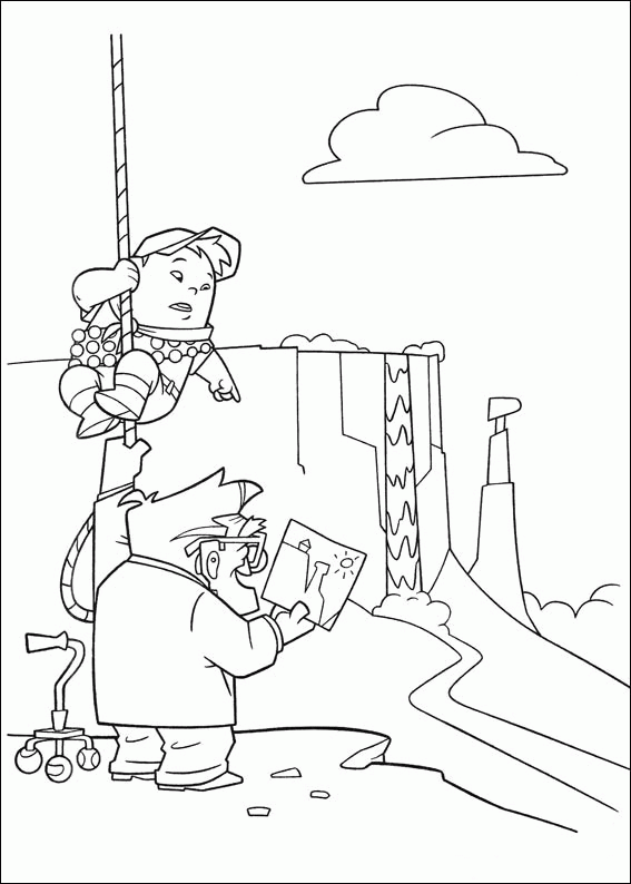 Up coloring pages