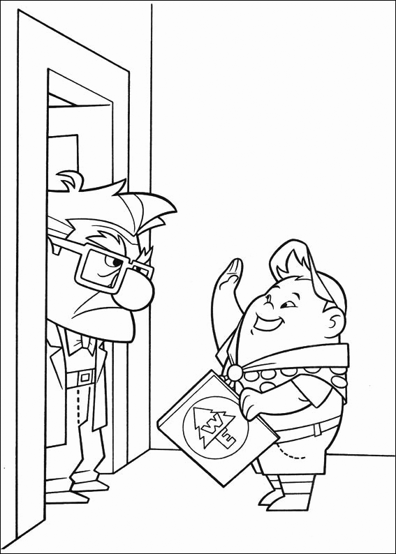 Up coloring pages