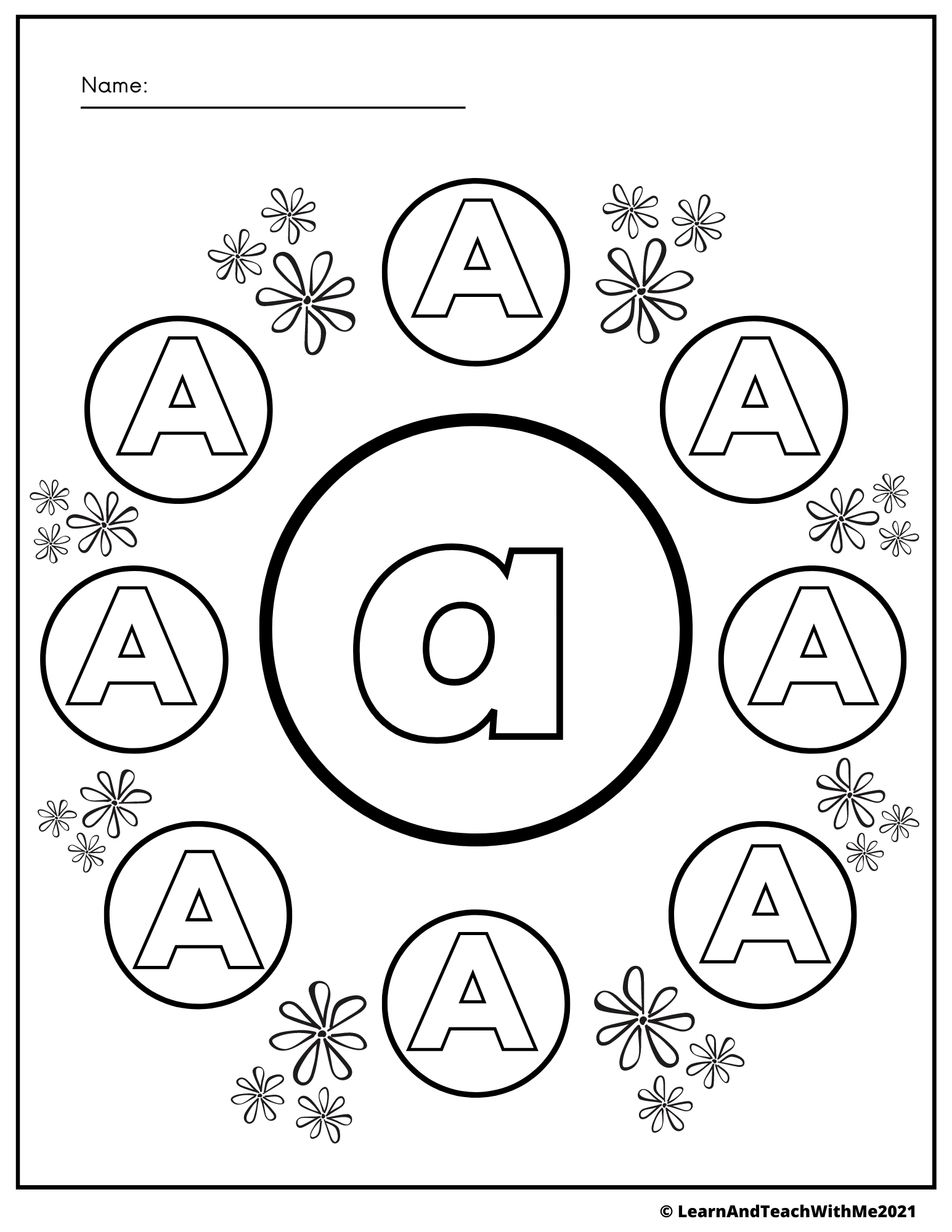 Alphabet coloring pages uppercase letters made by teachers