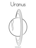 Uranus coloring page