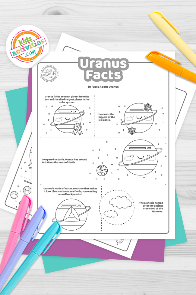 Fun uranus facts for kids to print and learn kids activities blog