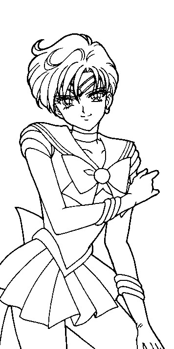 Super sailor uranus coloring page by sailortwilight on