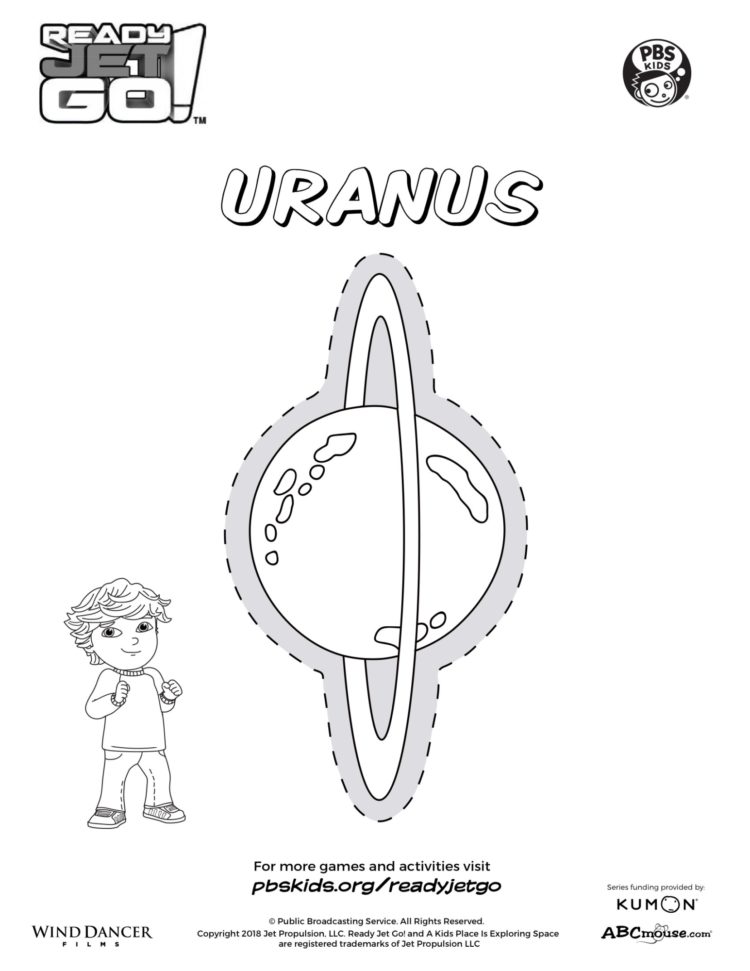 Planet uranus coloring page kids coloringâ kids for parents