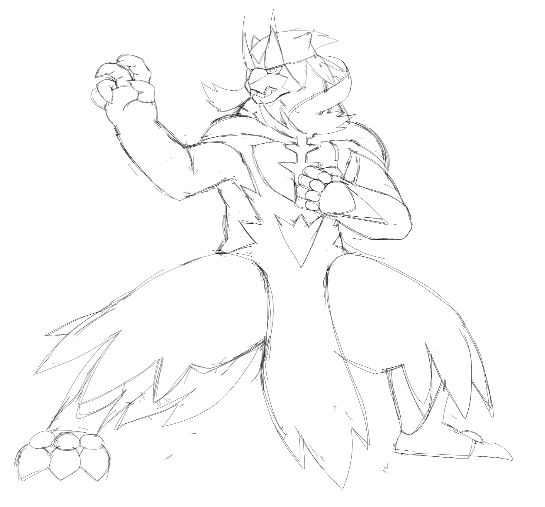 Kivwolf ðº on x wip of the bear daddy urshifu httpstcoiekwxctxvq x