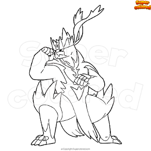 Coloring page pokemon urshifu