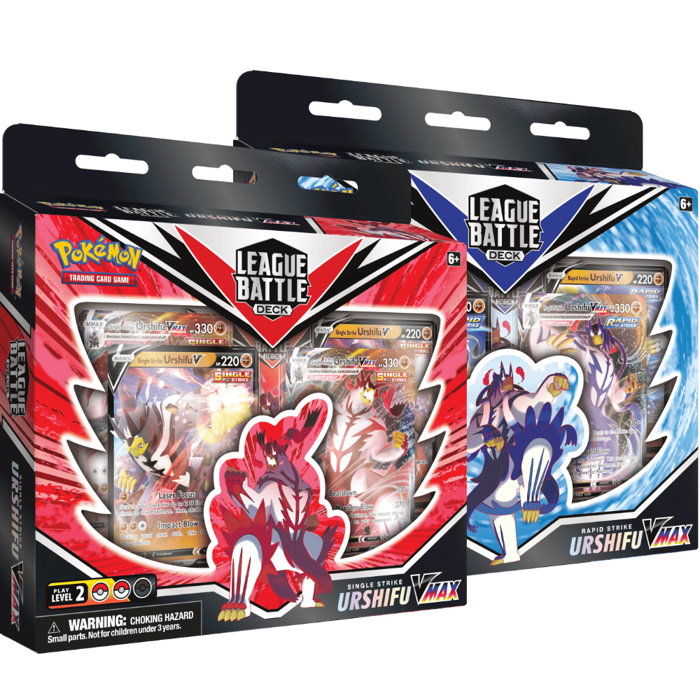 Pokãmon tcg single strike or rapid strike urshifu vmax league battle deck