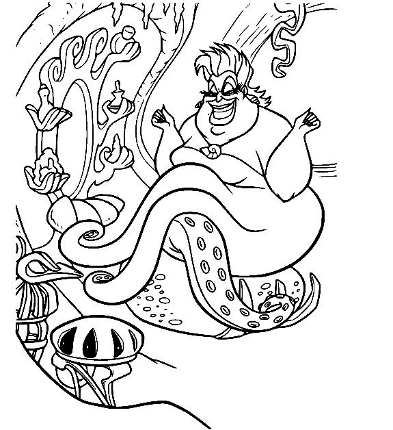 The little mermaid coloring pages printable for free download