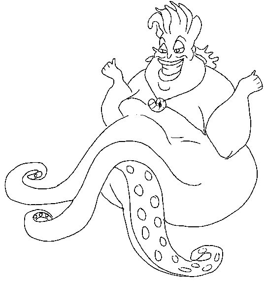 Little mermaid ursula coloring sheet mermaid coloring pages mermaid coloring disney coloring pages