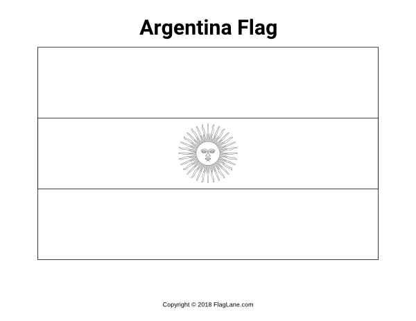 Free south american flag coloring pages