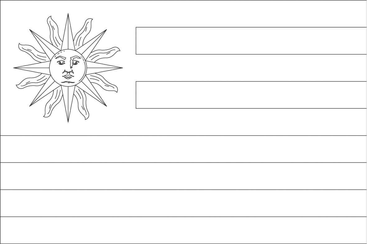 Uruguay flag coloring page sonlight core c window on the world flag coloring pages coloring pages countries and flags