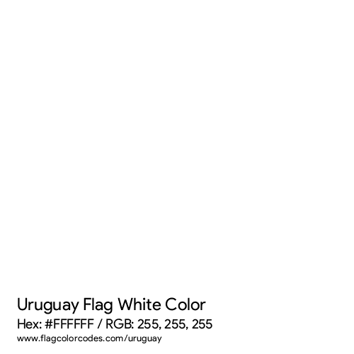 Uruguay flag color codes