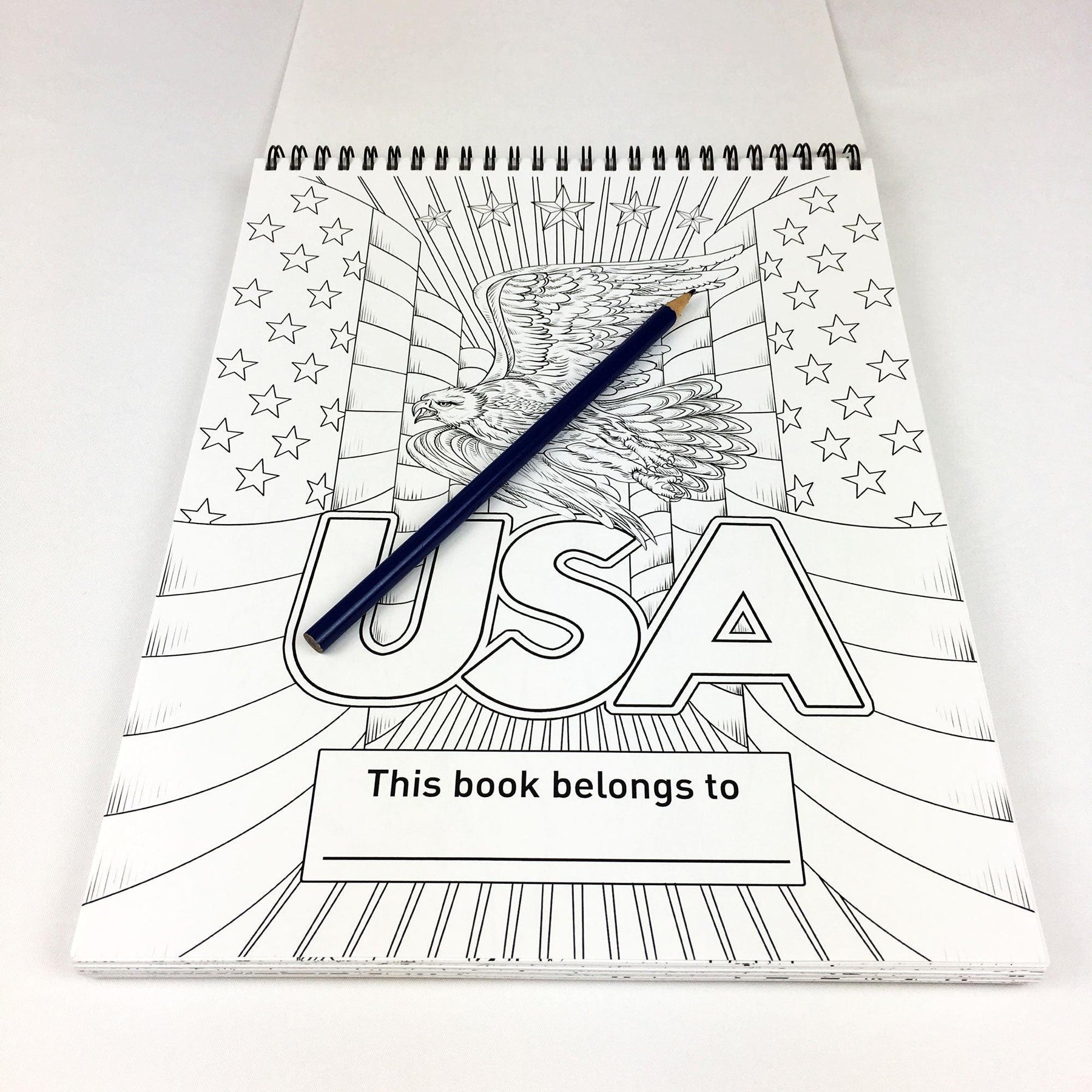 America adult coloring book by usa flag co