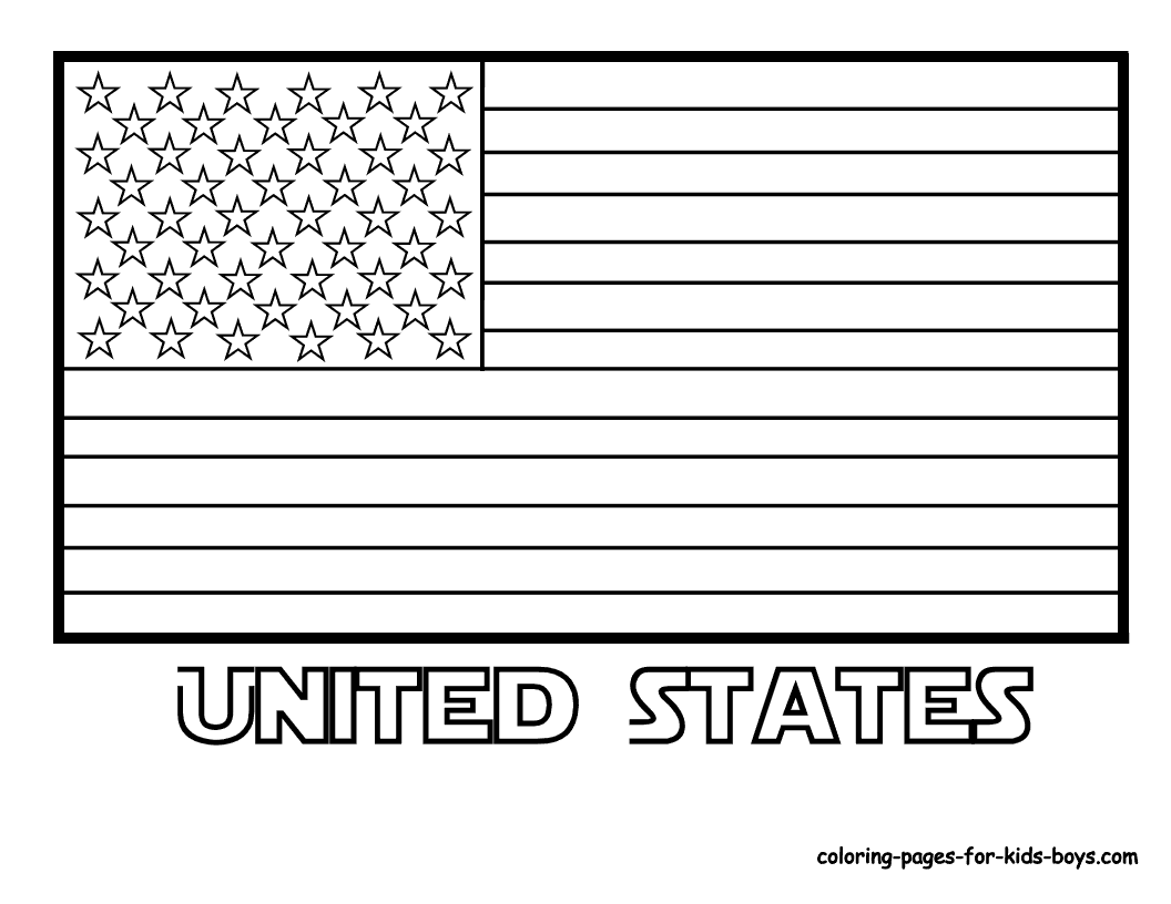 American flag coloring pages kids coloring pages