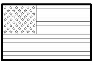 Usa american flag coloring page â