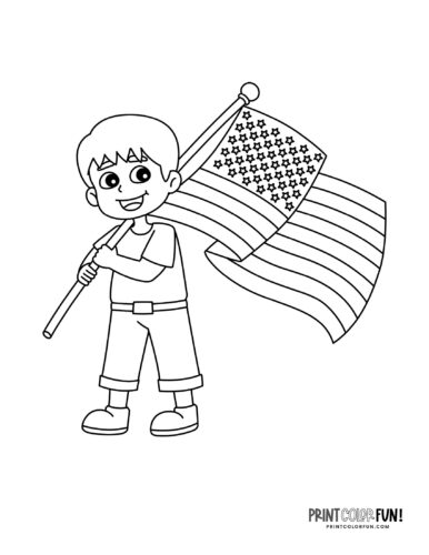 American flag clipart coloring pages crafts facts learning fun inspired by old glory at