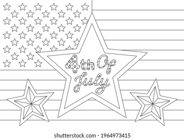 American flag coloring page images stock photos d objects vectors