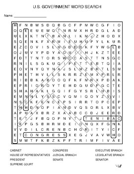 Us government word search by niemiller nature tpt