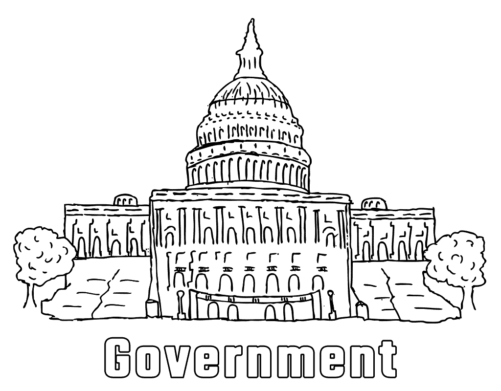 American government coloring pages