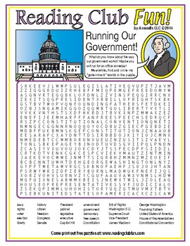 Government word search tpt