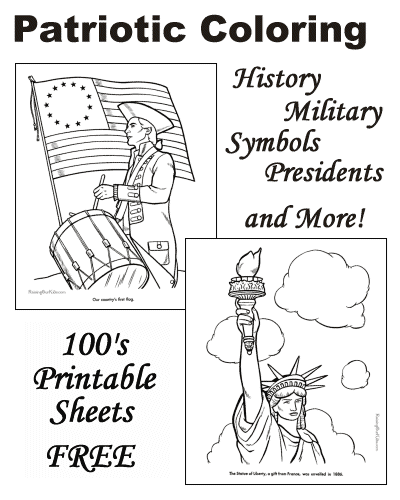 Patriotic coloring pages history for kids flag coloring pages homeschool social studies