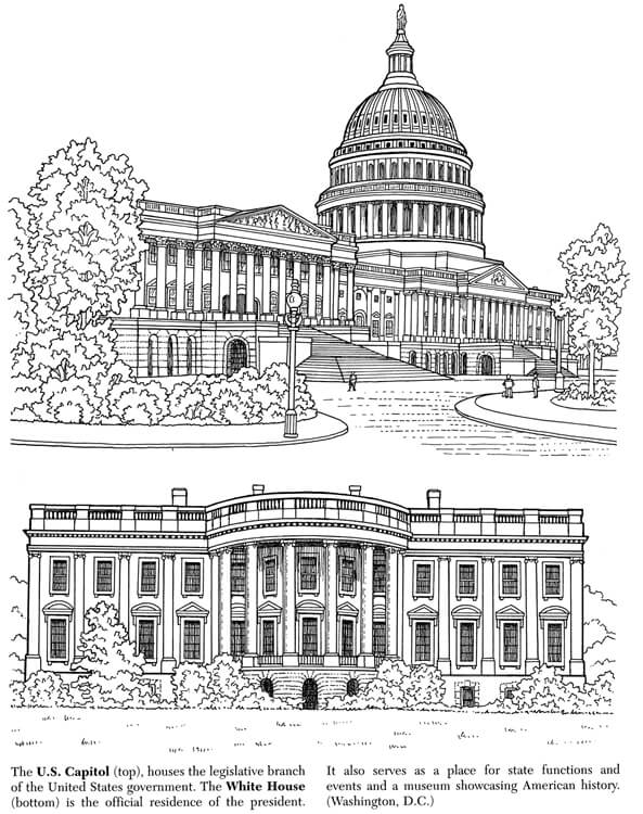 Printable independence day th of july coloring pages