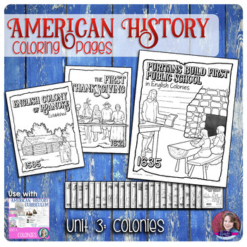 Colonies coloring activities