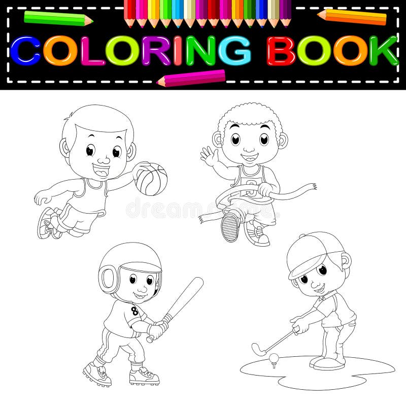 Coloring kids stock illustrations â coloring kids stock illustrations vectors clipart