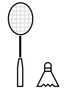 Badminton coloring pages free coloring pages