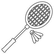 Badminton coloring pages free coloring pages