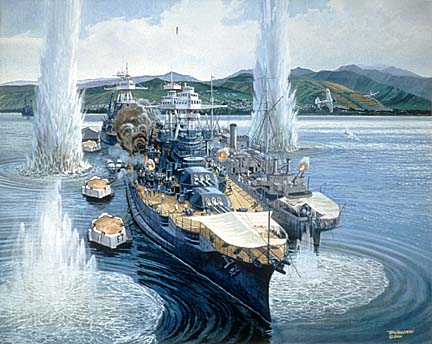 Uss arizona colors question