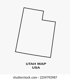 Mapa de utah mapa de utah ilustraciãn de stock