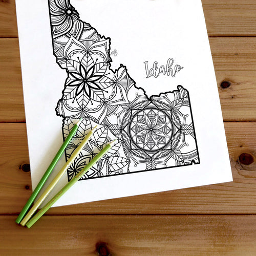 Coloring pages utah usa map â ta muchly