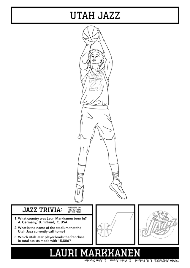 I made a lauri jazz activity book for you guys hope you enjoy r utahjazz