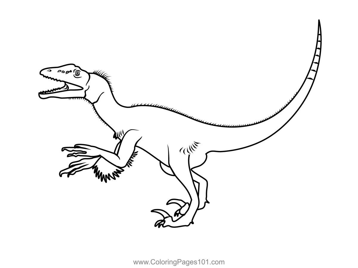 Utahraptor coloring page coloring pages dinosaur coloring pages coloring pages for kids