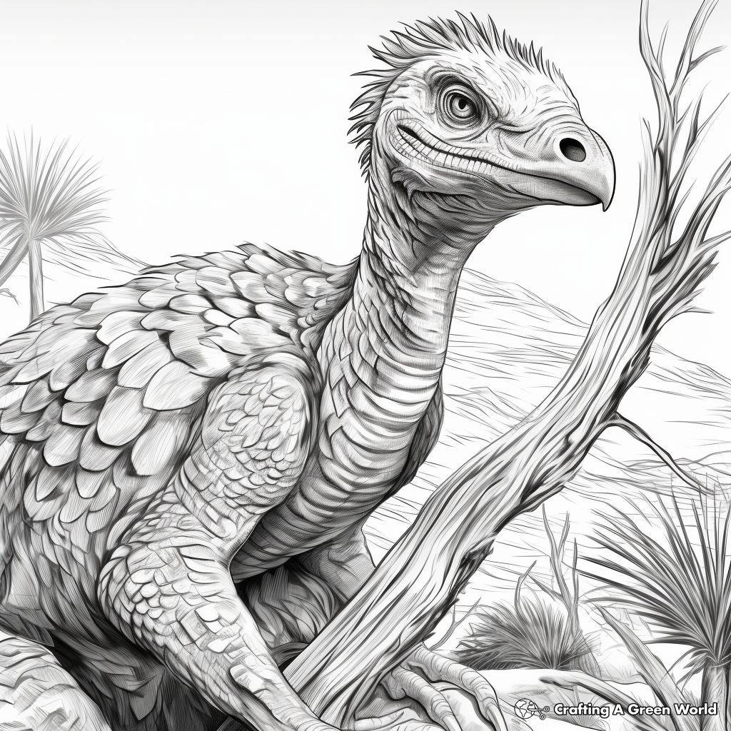 Utahraptor coloring pages