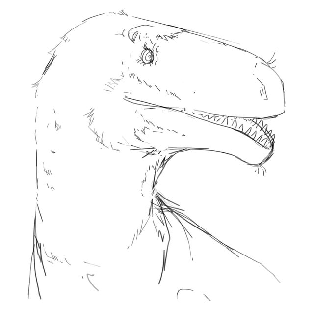 Is this utahraptor jaw accurate art by me rdinosaurs