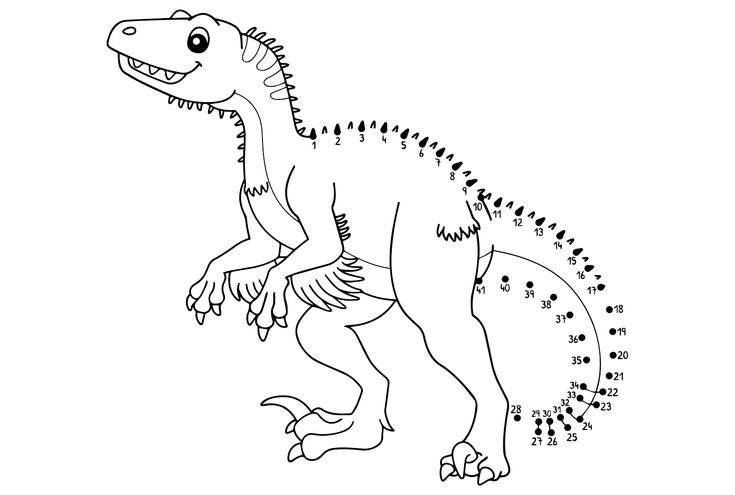 Utahraptor coloring pages