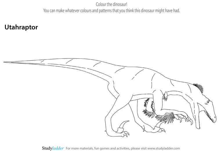 Utahraptor artsheet