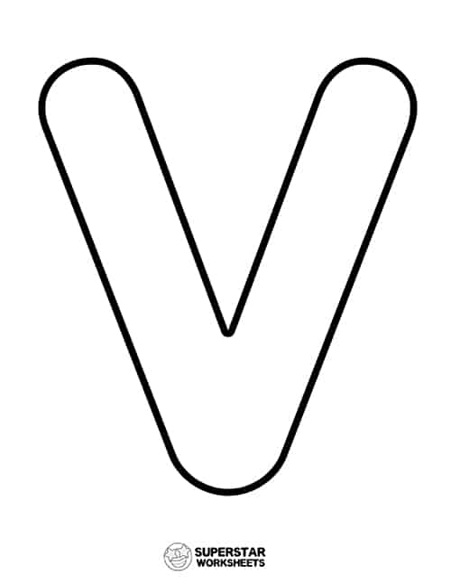 Letter v worksheets