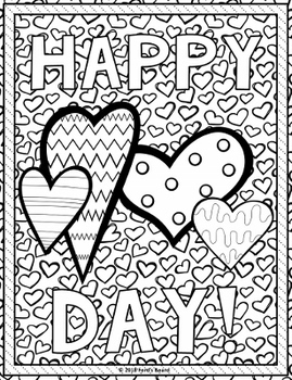 Valentines day coloring pages fun creative designs by fords board